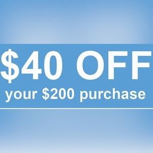 20% OFF ON PURCHASES $200 OR MORE